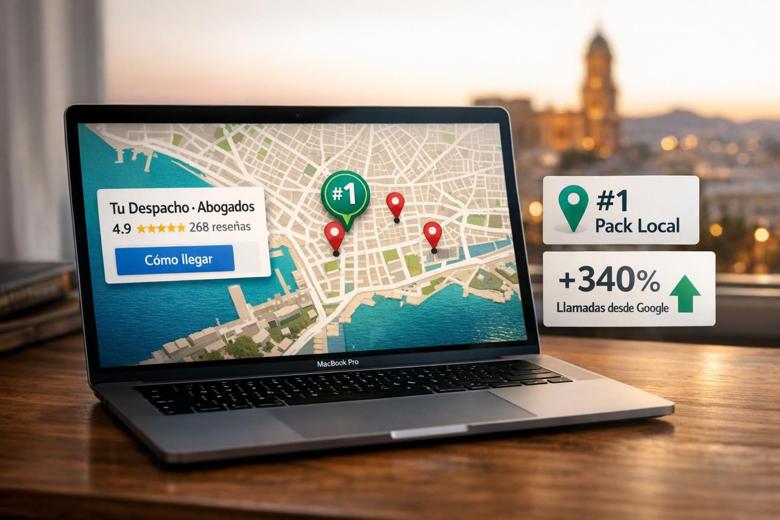 SEO Local en Málaga — Top 3 del Pack Local de Google Maps en Málaga y Costa del Sol